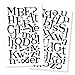 SEI 1-1/2-Inch Just for Fun Letter Iron on Transfers, Black, 2 Sheet