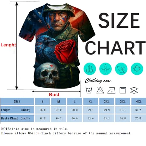Blissboy Funny Animal Graphic T-Shirt Novelty Short Sleeve Crewneck Shirt
