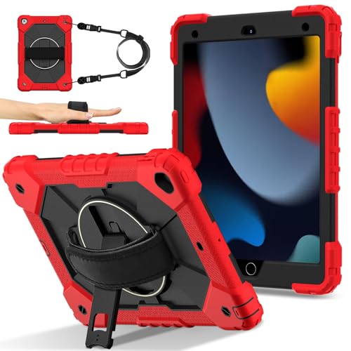 Coque iPad 7e génération rouge pour éviter les casses de l'écran