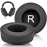 Replacement Ear Pads Compatible with HD668B, SR850, ATH-A900, ATH-AD500X, ATH-A700, AD700X, AD900X, ATH-A990z, ATH-R70X, ATH D700X, AD1000X, AD2000X Headphones (PU Black)