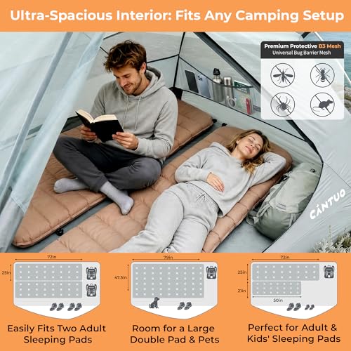 CANTUO 2-3 Person Ultralight Tent