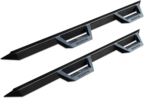 Miniatura 1 de Raptor Series Magnum RT Drop Steps - Estribos negros para Gladiator 2020-2023