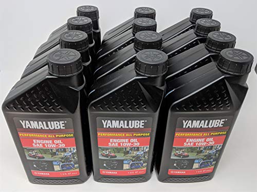 Aceite para motor Yamalube 10W-30, 12 cuartos miniatura 2