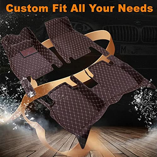 Customized Car Floor Mats for SUV Sedan Coupe Sports Car All Weather Full Coverage Personalized Waterproof Automotive Carpet Full Protection Floor Liners