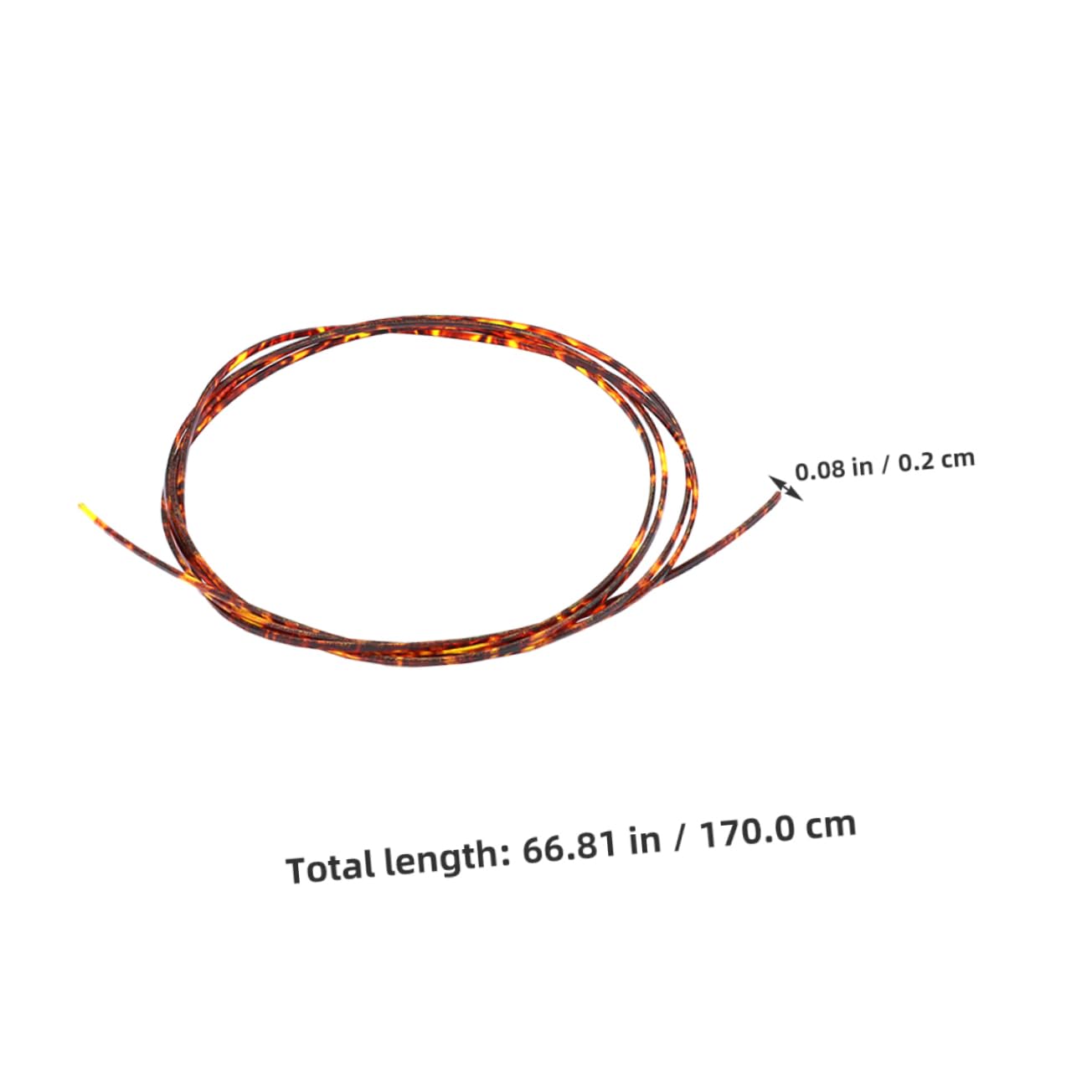 ERINGOGO Guitar Purfling Strip Stylish Binding Edging Trim for Acoustic Classical Guitars Durable Phenolic Unique Decorative Guitar Accessory