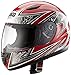 Produktbild Protectwear SA03-RT-S Kinder Motorradhelm, Integralhelm, Größe S (Youth XL), Rot/Silber