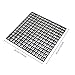 ALEGI Aquarium Fish Tank Divider Plastic Egg Crate Aquarium Filter Bottom Tray Plastic Grid (L 6pcs Black)