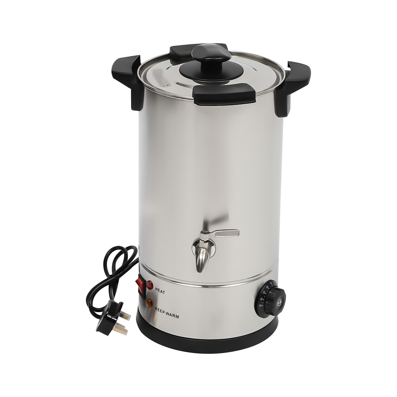 Derretidor de cera de 10 L de acero inoxidable con calentamiento rápido de 1800 W