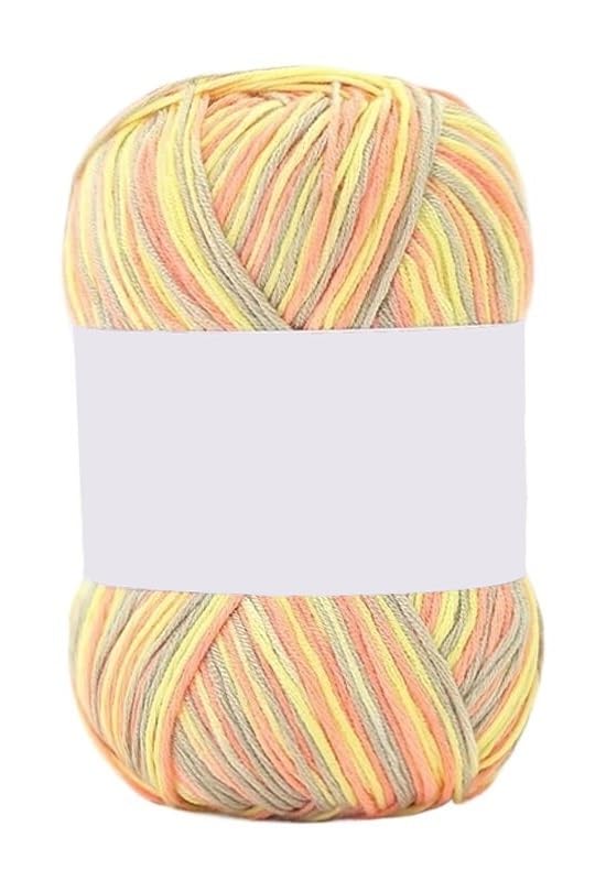Fil de coton pour crochet lot de 5 rouleaux de 50g à 3 brins 1mm pour tricot artisanal
