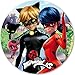 Produktbild Dekora 160128 Miraculous Ladybug & Cat Noir Tortenaufleger aus Esspapier-20 cm, Papier