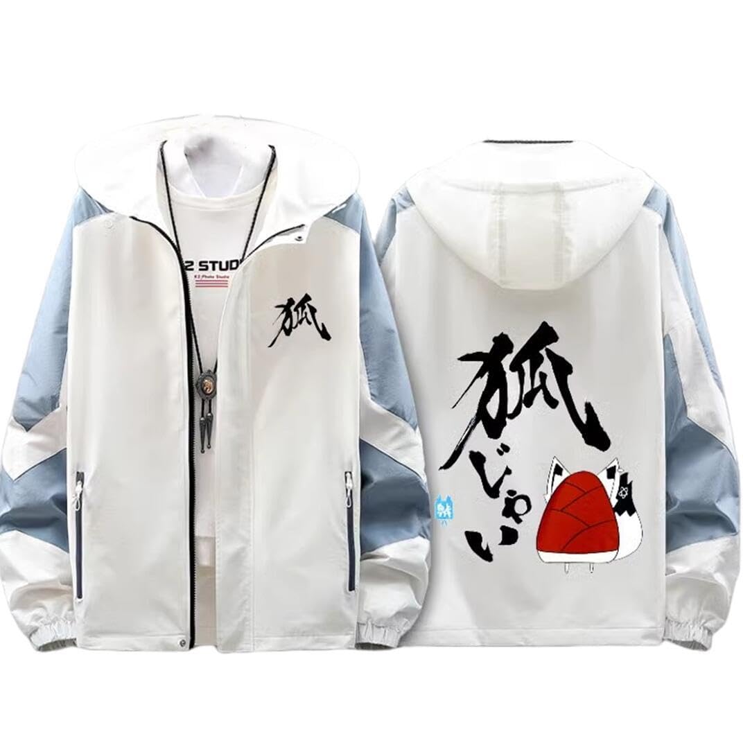 Amazon.co.jp: バーチャル パーカー 長袖 YouTuber vtuber 白上 フブキ