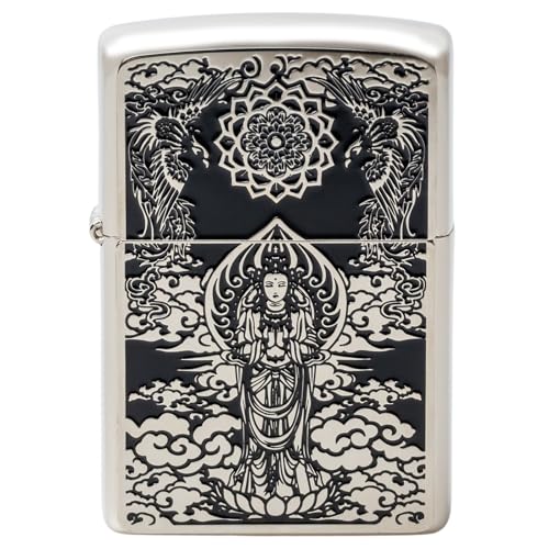 Encendedor Zippo Aceite Piedra Plateado