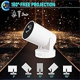 Technyon HY300 ultra 2025 | 1080P Full HD WiFi Projector with Android 11.0 – 12000 Lumens Portable Home Theater & Outdoor Movie Projector | Screen Mirroring for iOS/Android | Gaming & HDMI Compatible - Image 3