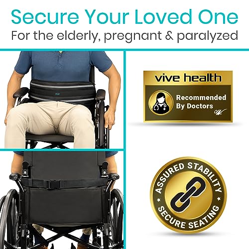image for Vive Wheelchair Seatbelt - Safety Belt For The Elderly - Harness For A