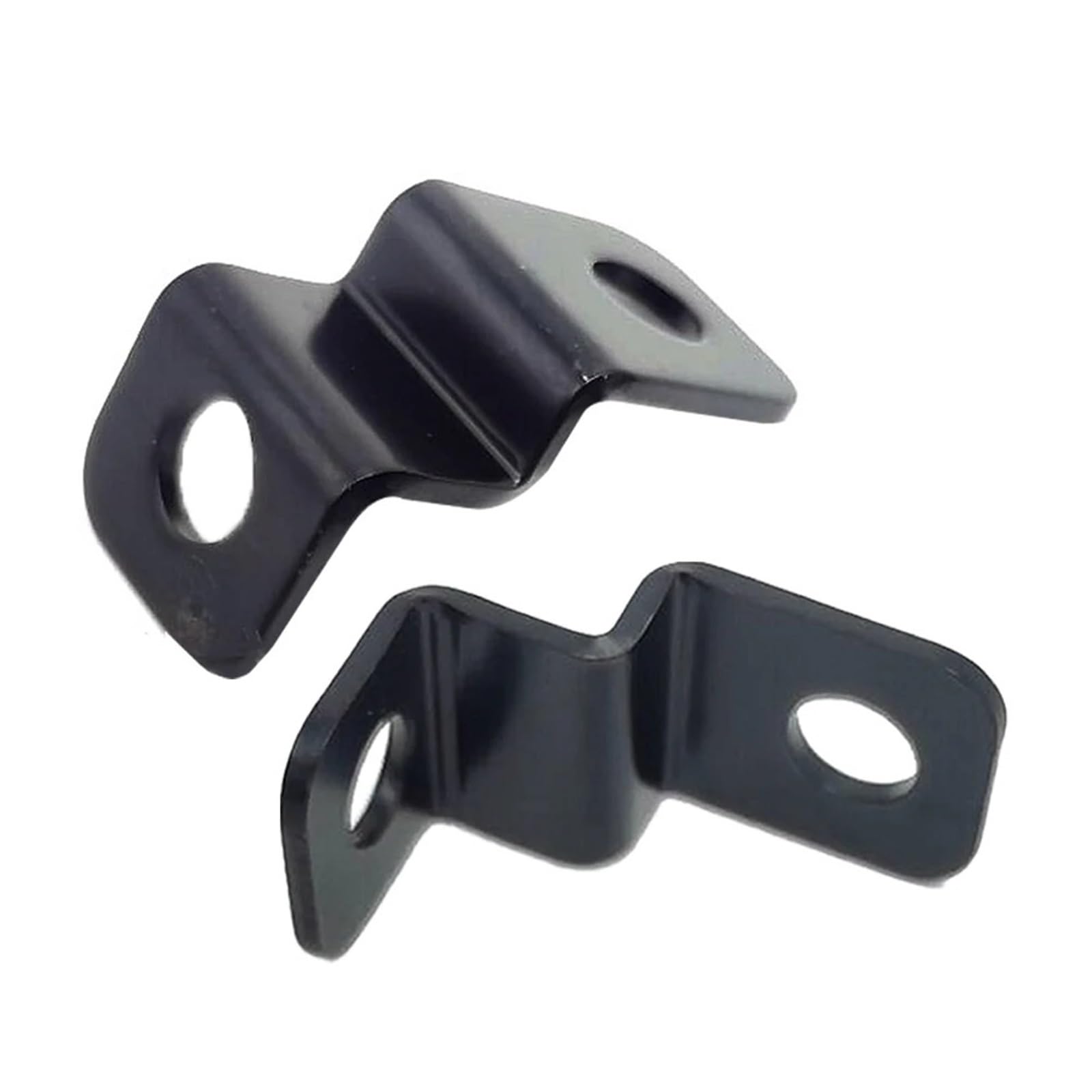 Poausjwy One Color Rack Roll Cage 2Pcs Universal Motorcycle Turn Signal Light Holder Metal Relocation Fork Clamps Mount Bracket Motorbike Accessories