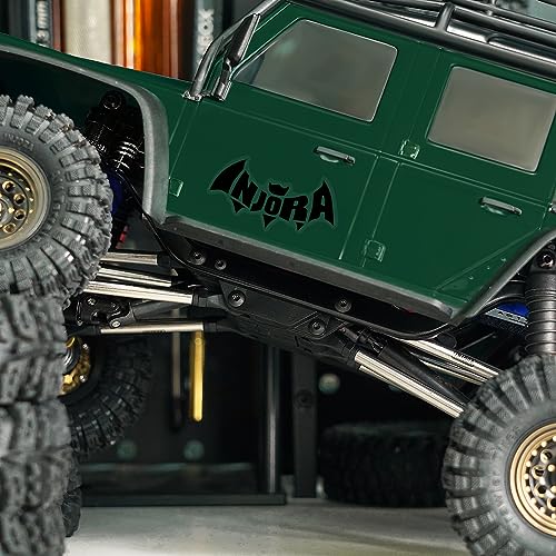INJORA Gerade Chassis Lenker Edelstahl Link Set für TRX4M Upgrade 1/18 RC Crawler