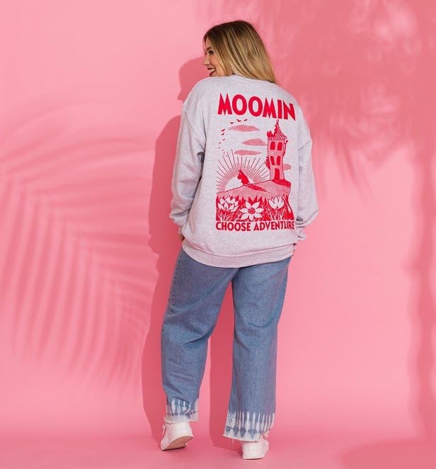 Sudadera Moomin Adventure gris de TruffleShuffle para invierno cómodo 3