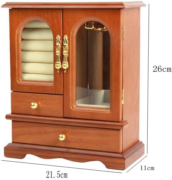 Jewelry Display Storage Foldable Case For Wedding Bracelet Earrings Necklace Jewellery Gift Organizer Box(D)