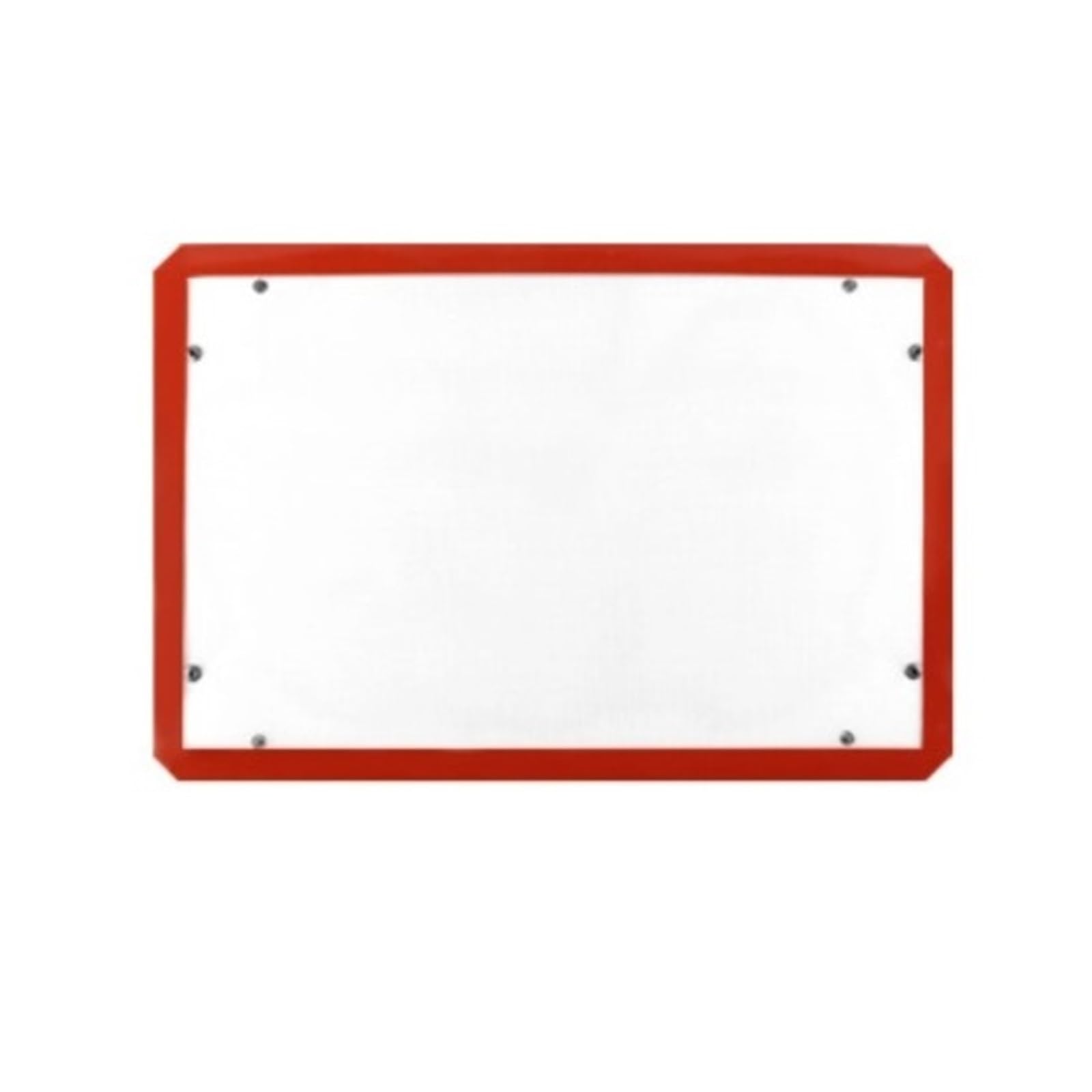 Silikon-Backmatte, resistent gegen Kekse, gebratenes Hähnchen, gegrillter Fisch(Red 60x40cm)