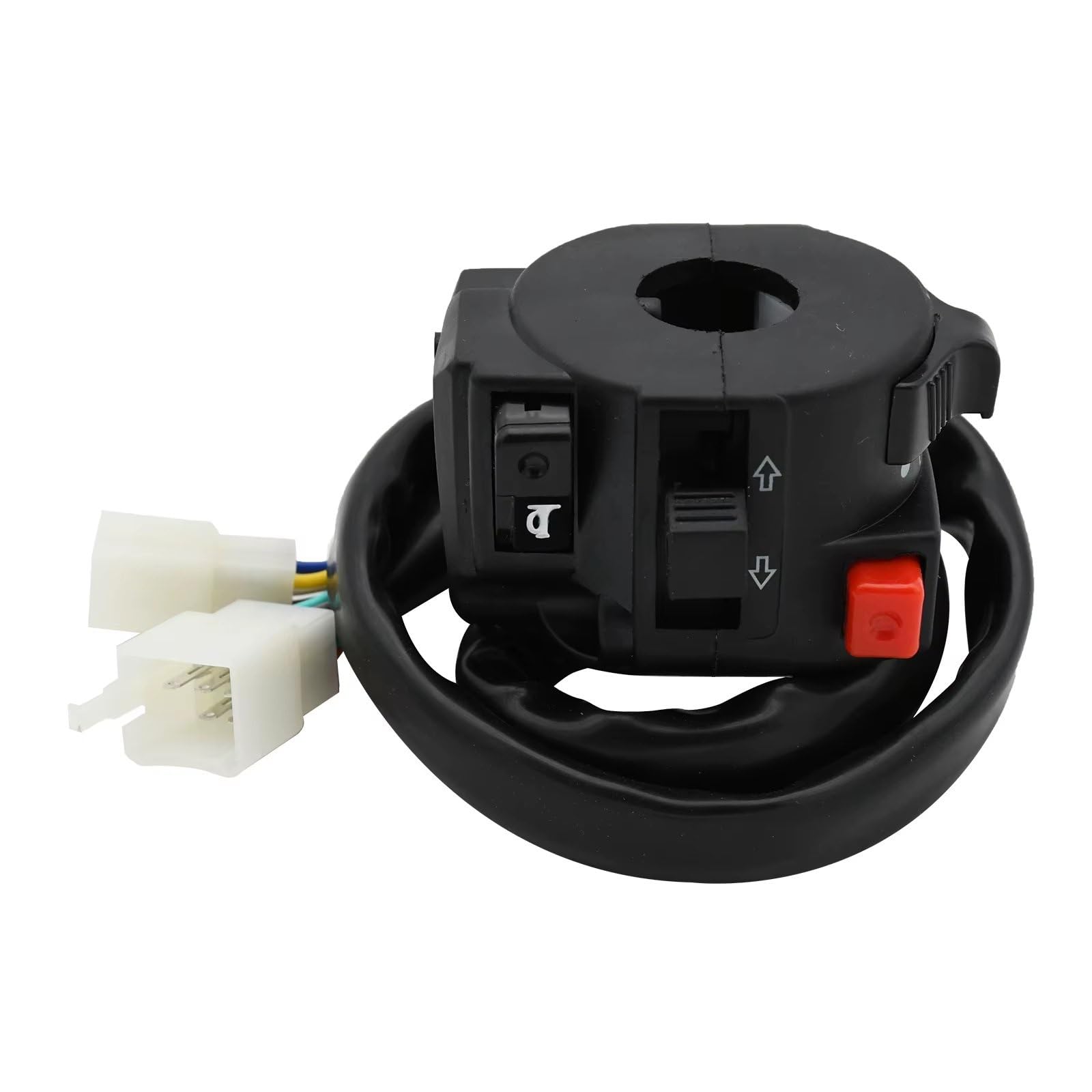 Interruttori Multifunzionali Per Moto Interruttore Dell'indicatore Degli Indicatori Direzione Del Clacson Universale Pulsante Della Luce Lontano Vicino Comando Manubrio(Switch)