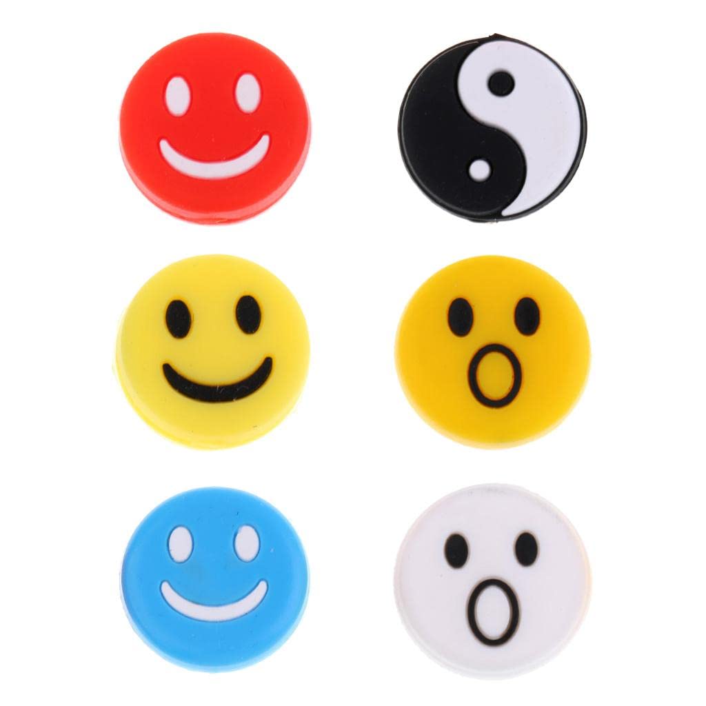 MERISHOPP 6 Pieces Tennis Racquet Vibration Dampener Shock Absorber Damper Mixed Color | Sporting Goods | Tennis & Racquet Sports | Tennis | Other Tennis | 6 Pieces Tennis Racquet Vibration Dampener (B0D6R797G5) Amazon Price History, Amazon Price Tracker