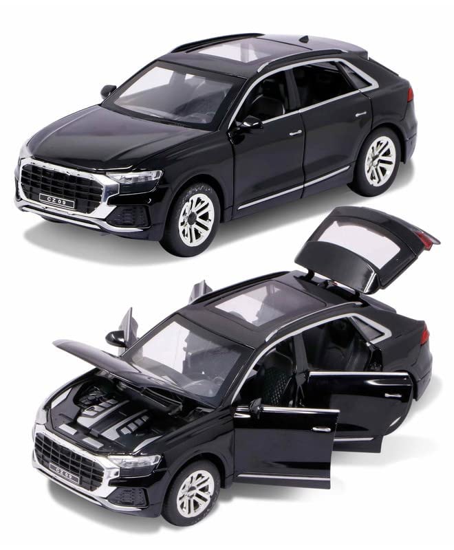 Image of Kids Toy car Playsets 1:32 Die-cast Metal Pullback Car for Kids Pull Back Metal Cars with 4 Openable Doors Light and Musical Sound (Multi)
