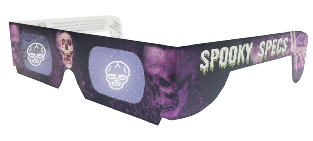 Amazon.com: Spooky Specs Set - Bat, Pumpkin & Skull Hologram