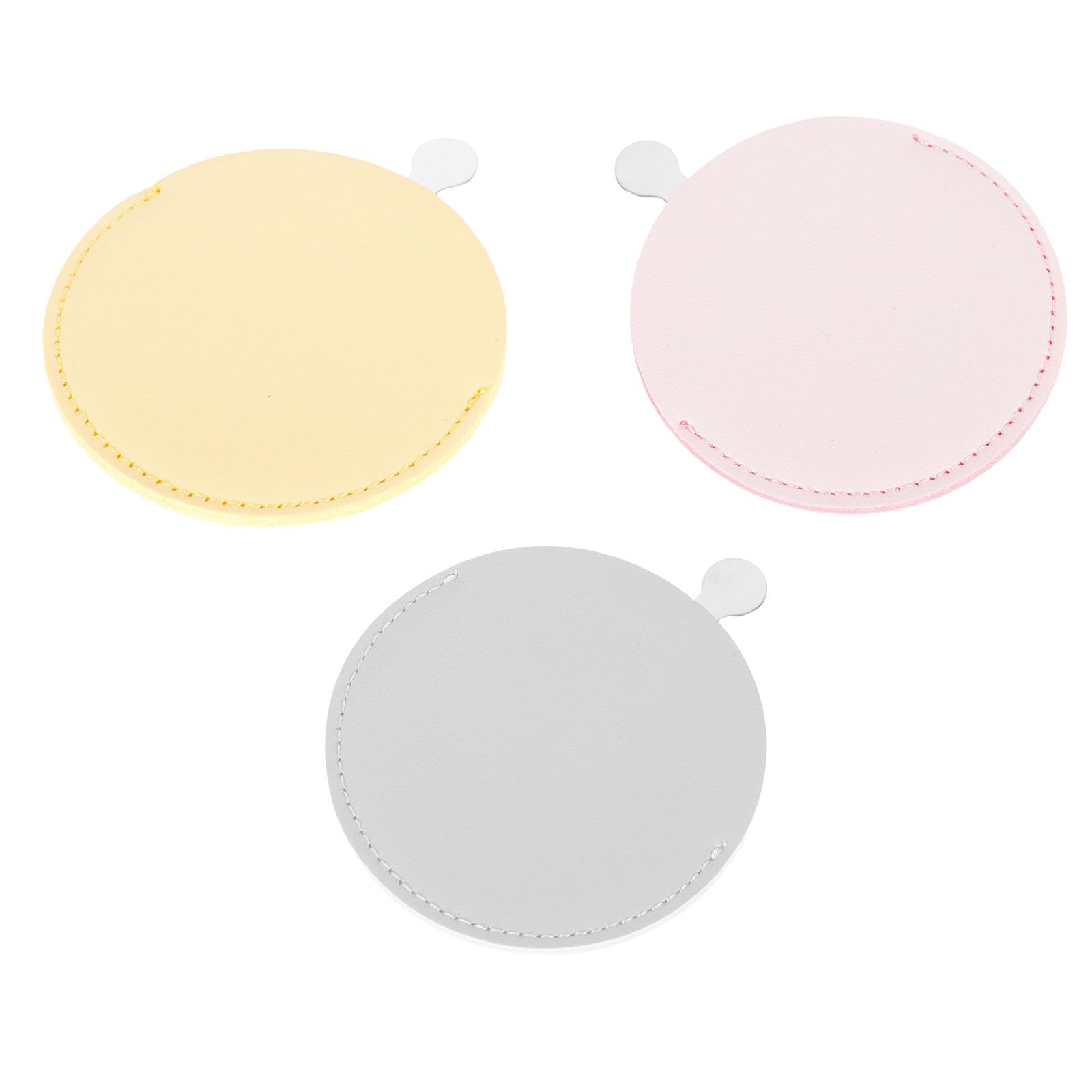 FOMIYES Lot De 5 Miroirs De Maquillage Exquis Simples Ronds Compacts De Voyage pour Les Déplacements 3 Pièces X 5