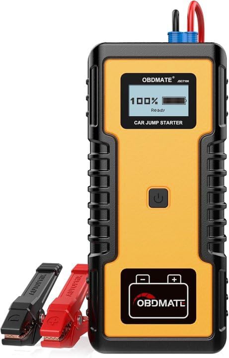 Miniatura 8 de Arrancador de coche de 1000 A, súper condensador sin batería para motores diésel de gas de 12 V, arrancador portátil de 12 V para batería de