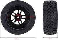 Vista 3 de GoolRC 4PCS/Set 1/10 Short Course Truck Tire Tyres Replacement for Traxxas HSP Tamiya HPI Kyosho RC Model Car
