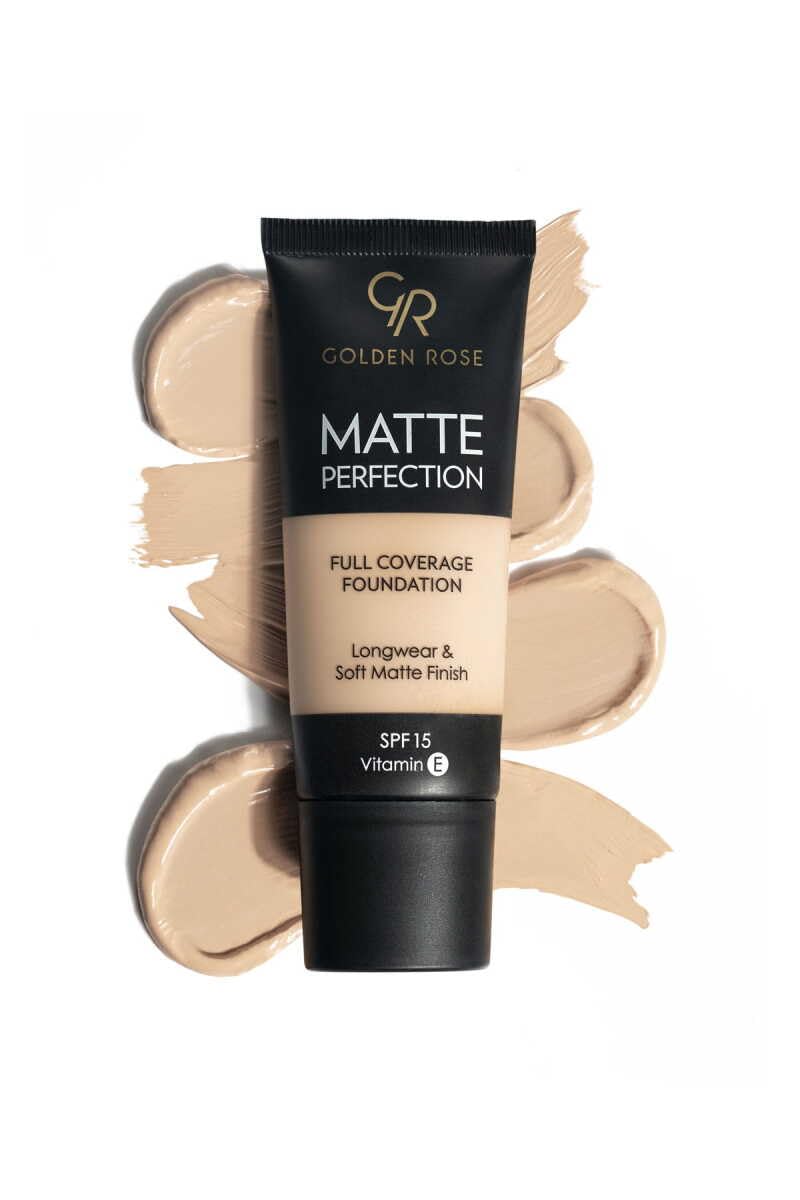 Golden Rose Matte Perfection Foundation - Warm 06 - Yoğun Kapatıcı Mat Fondöten