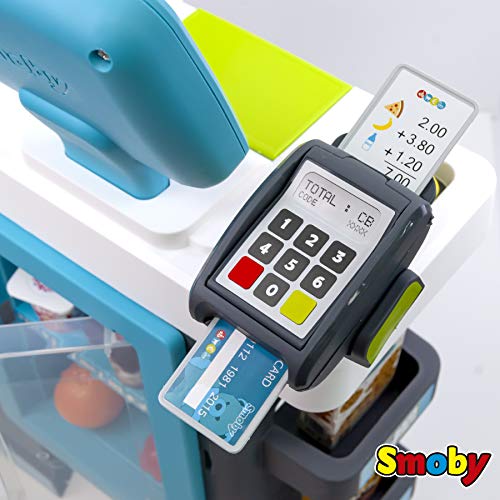 Smoby - Fresh City Market, Colore: Blu, Grigio