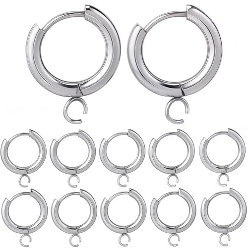 Sunnyclue 1 Caja De 12 Piezas De Ganchos Para Pendientes Con Cierre De Palanca, Ganchos Para Pendientes Franceses De Plata A Granel, Aros Para Orejas, Aros Huggie, Respaldos De Palanca Redondos De Ace Sunnyclue 1 Caja De 12 Piezas De Ganchos Para Pendientes Con Cierre De Palanca, Ganchos Para Pendientes Franceses De Plata A Granel, Aros Para Orejas, Aros Huggie, Respaldos De Palanca Redondos De Ace