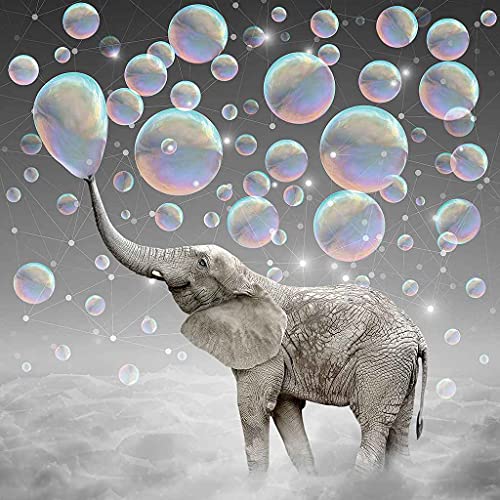 Couverture polaire éléphant en flanelle microfibres 150x200cm pour lit et canapé