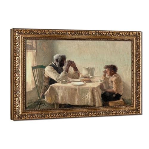 Toile The Thankful Poor Henry Ossawa Tanner tableau émotion pour salon bureau