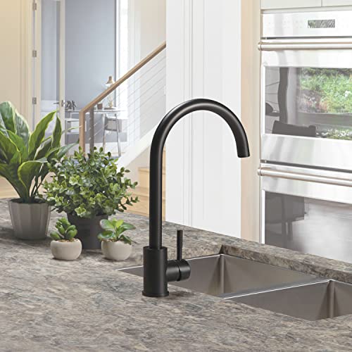 Image of Lippert Flow Max Curved Gooseneck Kitchen Faucet for RVs and Residential
