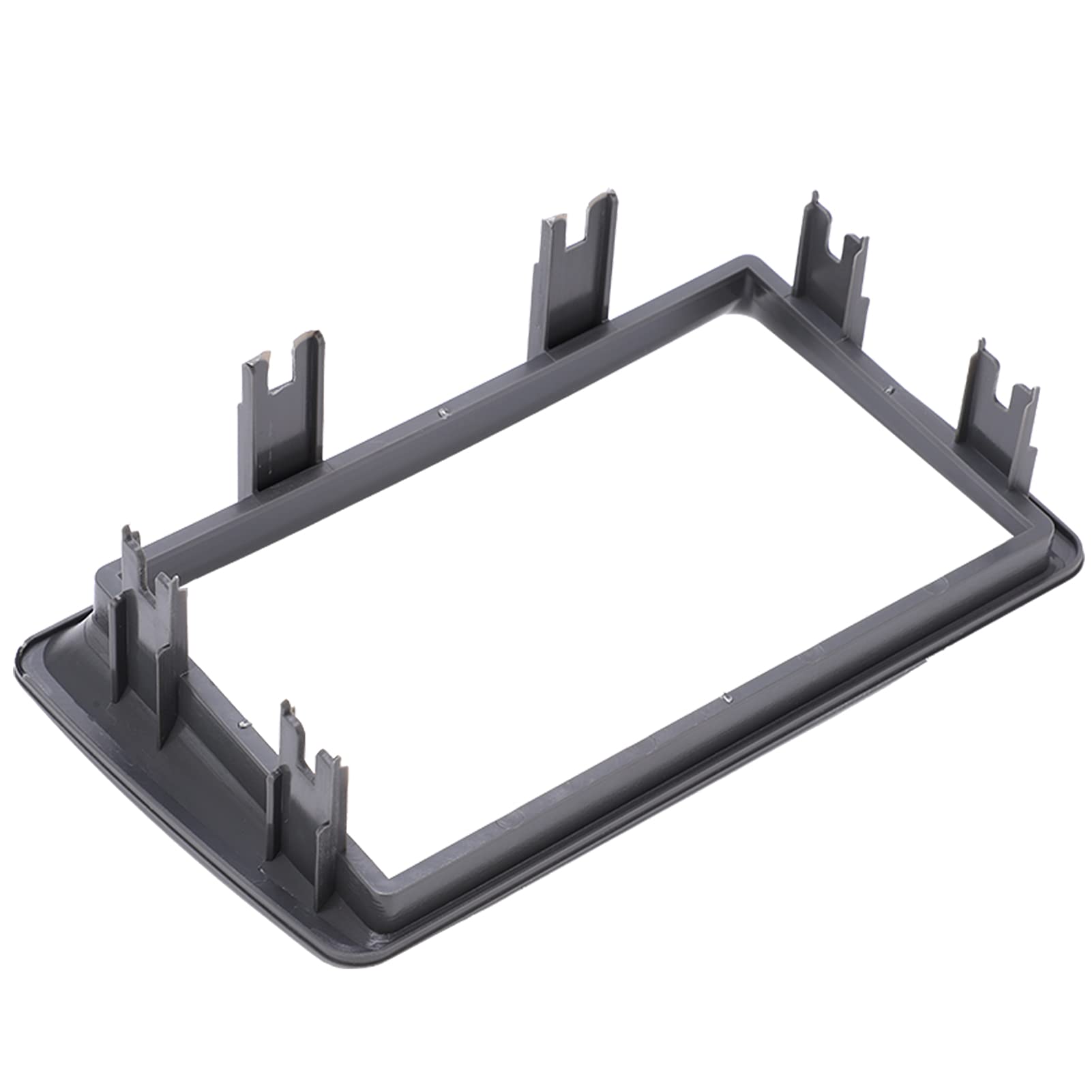 Kit Cruscotto di Installazione Doppio DIN, Nero Addominali Plancia Audio Stereo 2 DIN Fascia di Navigazione Cornice per Autoaudio per Panda 2003‑2012