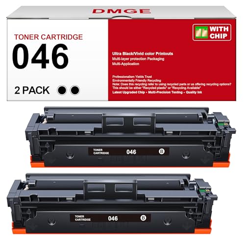 DMGE 046 Black Toner Cartridge (2-Pack) Review: Canon CRG-046 Replacement