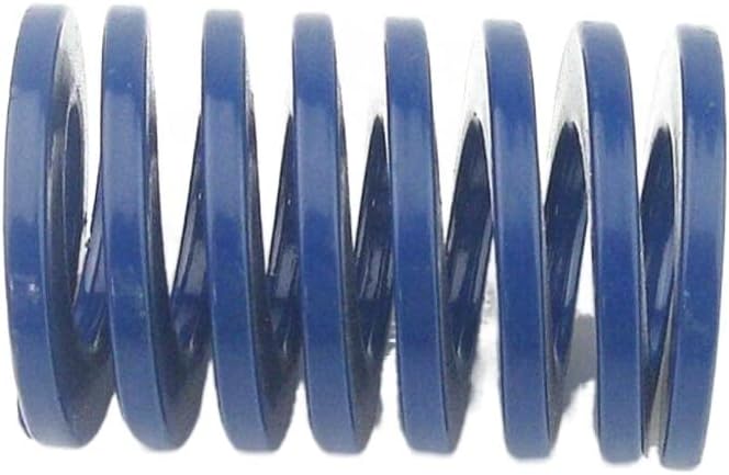 YONGERN2Pcs Od 16mm Id 8mm Length 20-60mm Blue Light Load Spiral Stamping Compression Die Spring Helical (Size : 16 x 8 x 50mm)