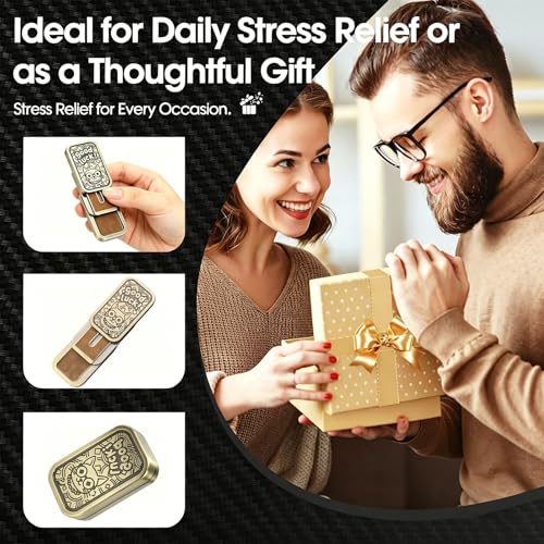 Image of Fidget Toys Adults, Fidget Slider, Magnetic Fidget Slider, Adult Fidgets for Anxiety and Stress, with a Unique Tuning Fork Effect