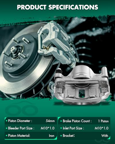 Image of SCITOO - Front Right Disc Brake Caliper Assembly For Hyundai,For Mitsubishi