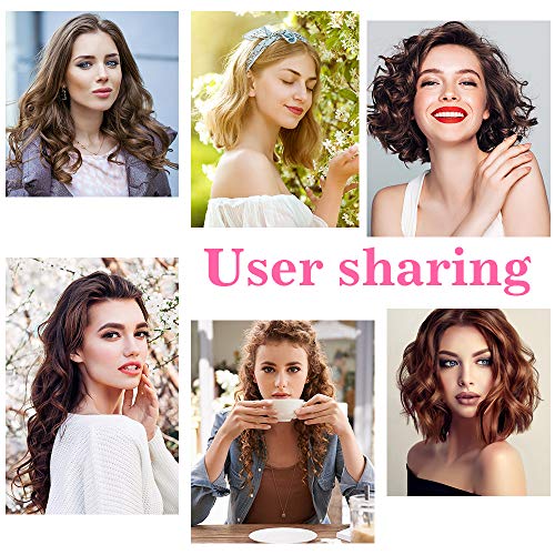 [Update Version] 3 Barrel Curling Iron 1 inch Hair Crimper with LCD Temperature 430℉ Display Hair Wand Waver Iron Fast Heating Ceramic Curling Wand with Heat Resistant Glove & Travel Bag - Thumbnail 3