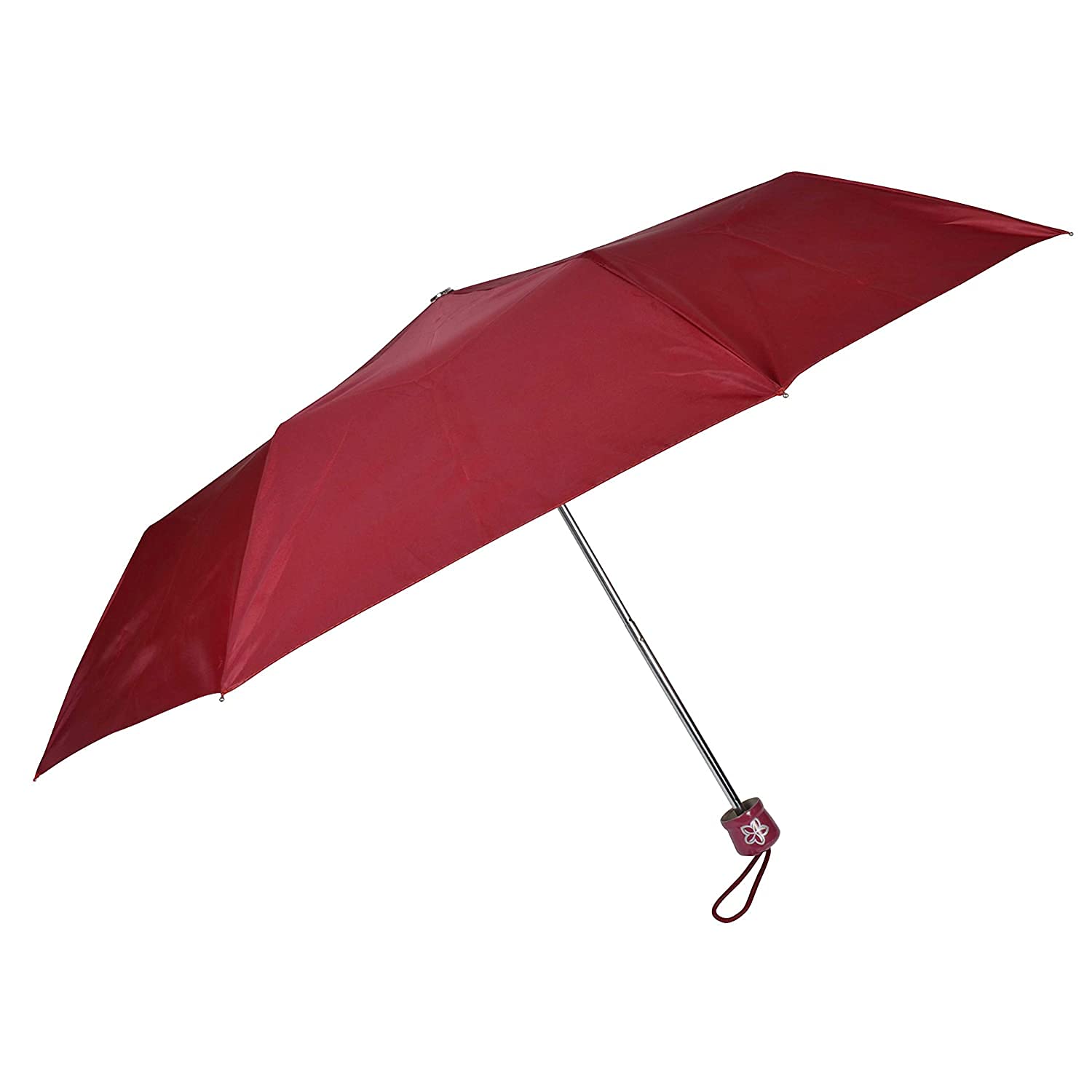 Foldable Umbrella for Rain & Sun UV Protection 3 Fold Adjustable Umbrella (Maroon)-image-18