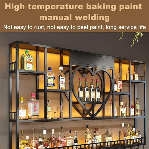 Casier à vin mural LED : finie la cuisine encombrée avec ce rack en fer