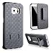 Galaxy S6 Edge Case - Debin Heavy Duty Galaxy S6 Edge Belt Clip Holster Case Hybrid Armor Cover Protector with Kickstand For Samsung Galaxy S6 Edge - Belt Case Holster - Black