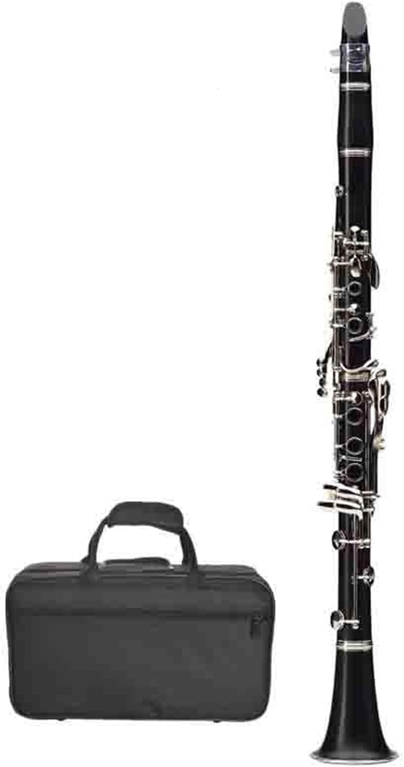Bb Clarinet 17 Key B Instrument Bakelite Nickel Plated Clarinet Instrument(2)