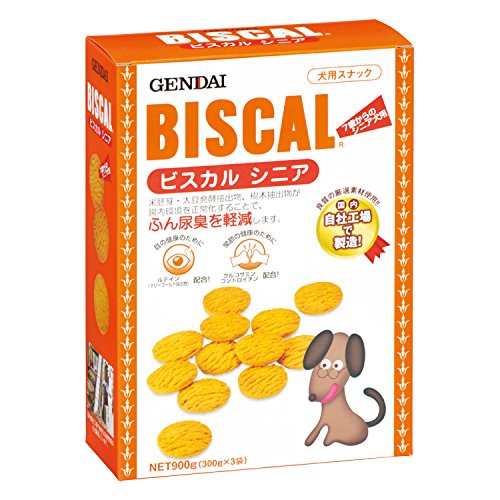 関連商品：現代製薬 ビスカルシニア 犬用おやつ 900g の商品画像