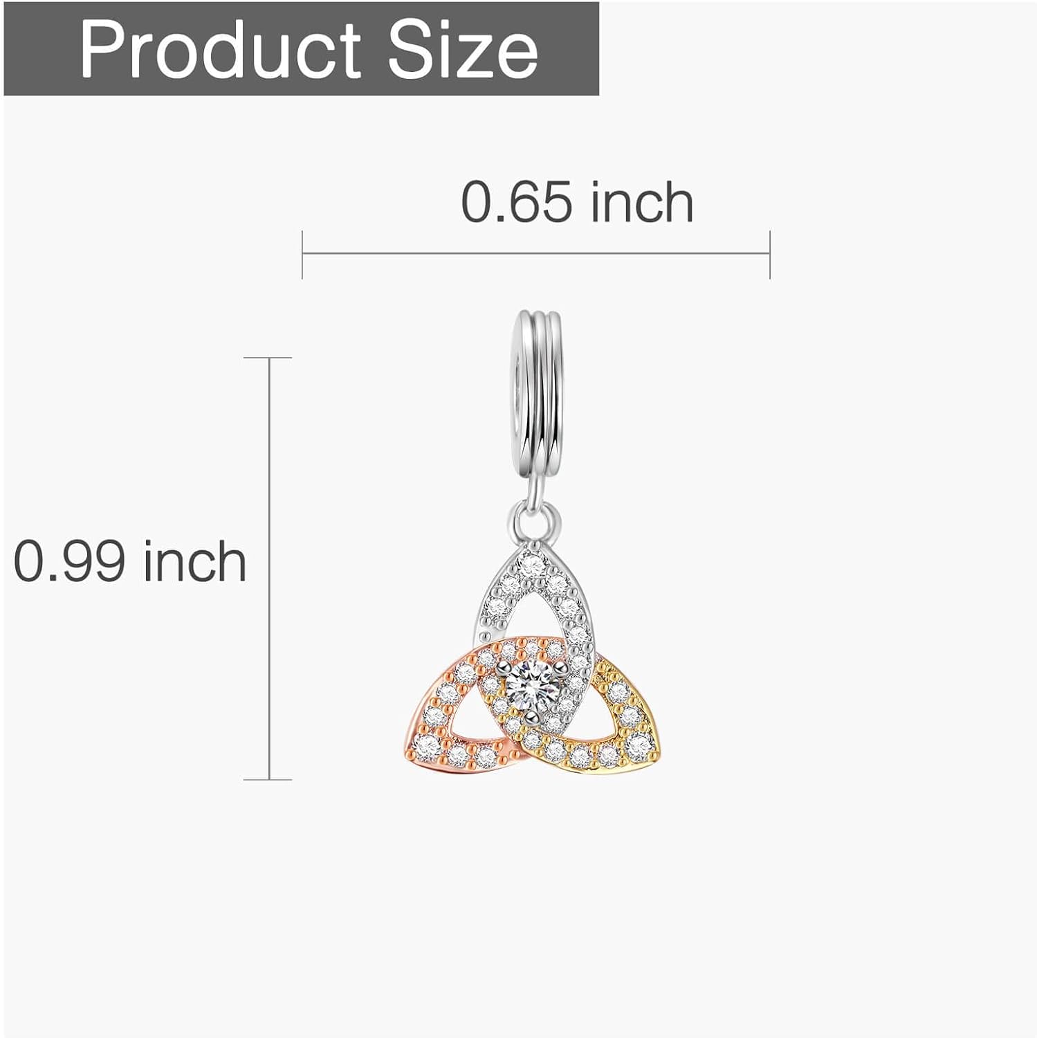 Infinity Symbol Charm 925 Sterling Silver Charm for Bracelets Necklaces Mother's Day Gift - Image 6