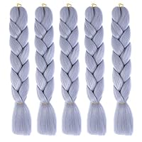 Kanekalon Kunsthaar Für Zöpfe – 5 Stück, Je 120 Cm, Jumbo Braids, Ombré, Flauschig