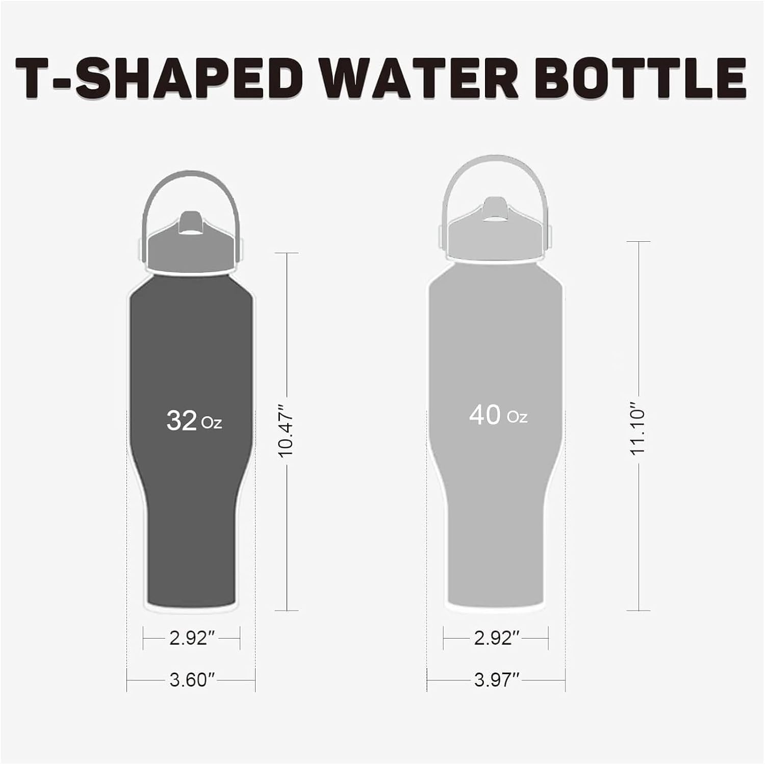 900 ml Edelstahl-Wasserflasche mit Strohhalmdeckel, schwarze vakuumisolierte Kinder-Wasserflasche, doppelwandige, breite Öffnung, schweißfeste Sport-Wasserflasche, Thermobecher, schwarz